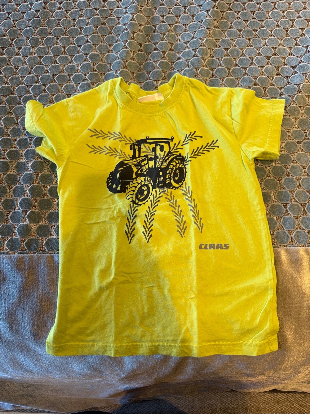 Yellow Kids Tractor Graphic Tee